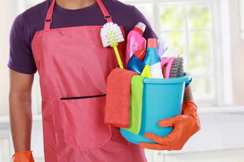 Professional carpet cleaning service for a London home interior