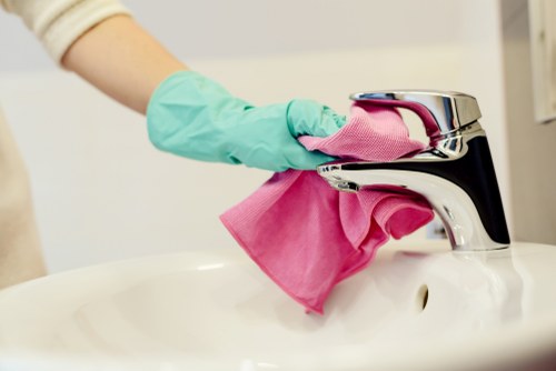 Detailed apartment cleaning in London with a focus on bathrooms