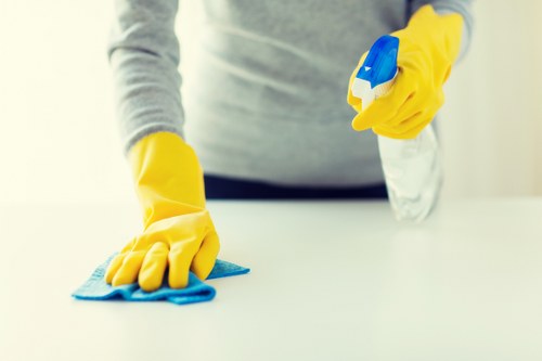 Move-in flat cleaning service in a London apartment