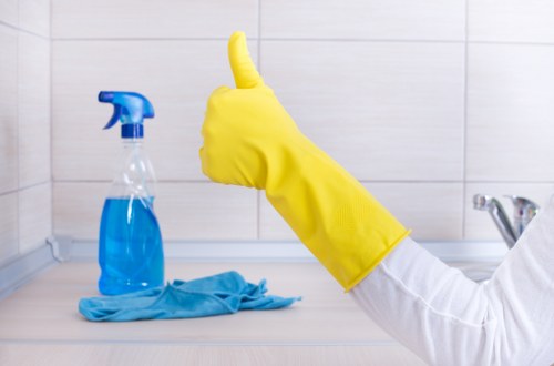 Deep cleaning for a London property with detailed attention to surfaces