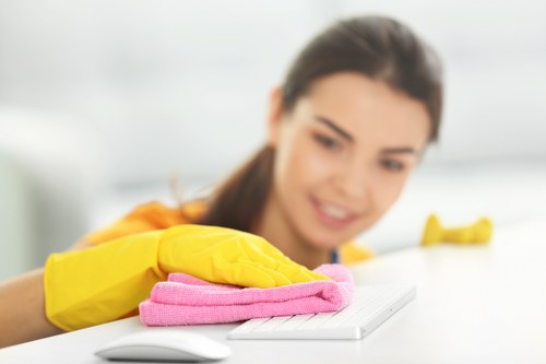 Office cleaning service for a London workplace interior